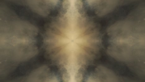 caleidoscópio fumaça abstrata. fundo de simetria abstrata