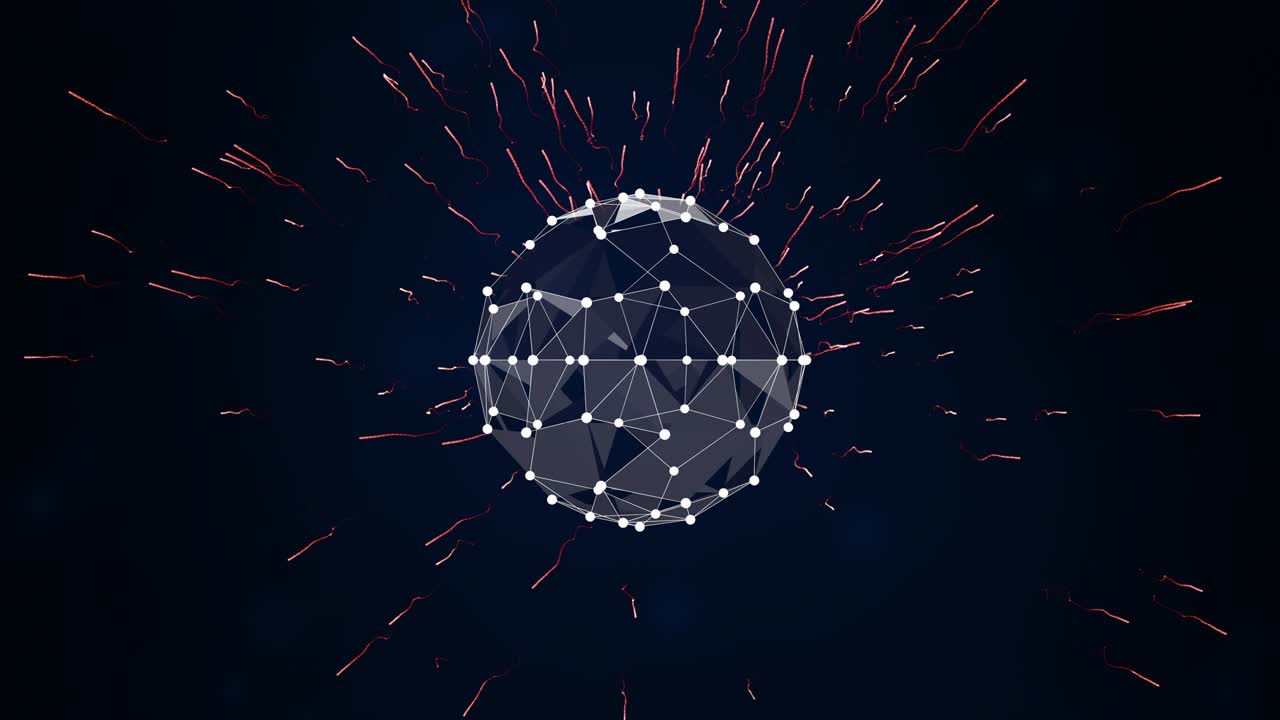 una sola célula microscópica en el entorno de una multitud de pequeñas partículas brillantes.