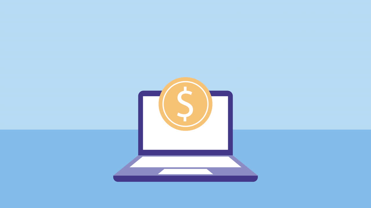 동전이 있는 노트북 컴퓨터 장치