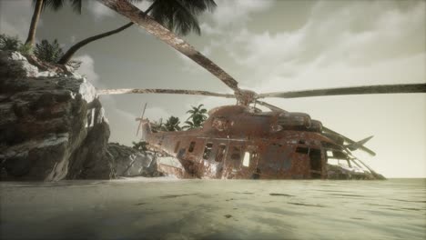 old-rusted-military-helicopter-near-the-island