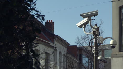 security cameras surveil every corner of the surrounding streets