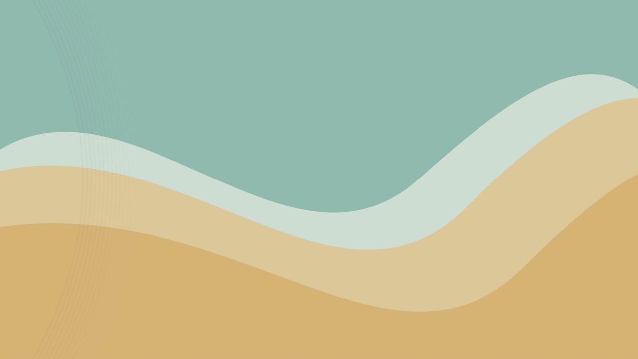 Abstract Background with Smooth Wavy Layers in Muted Earth Tones
