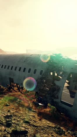 plane crashed on a mountain