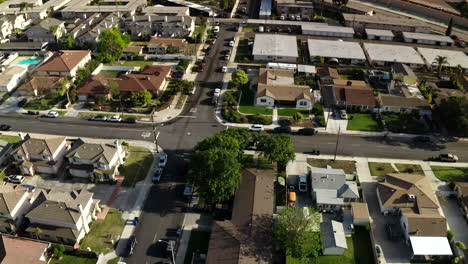 neighborhood view in cypress, ca in orange county