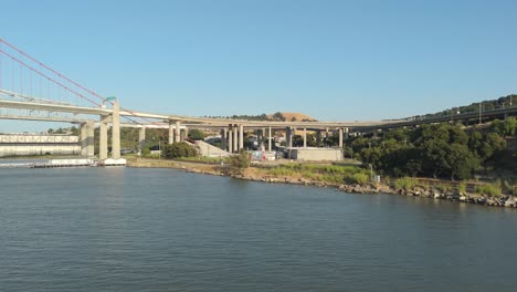 alfred zampa memorial bridge infrastructure and highway on a sunny morning