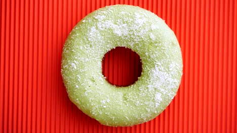 doughnut glazed close-up.