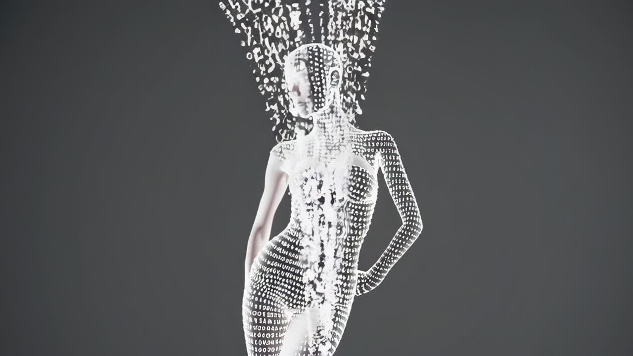 retrato abstracto de una mujer