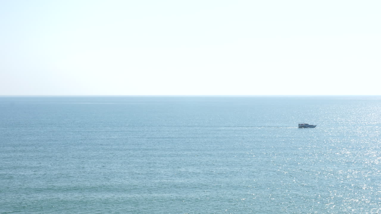 Boat with passengers in it