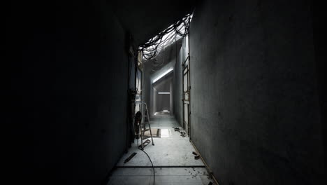 abandoned hallway