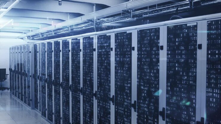 Data processing through data processing centre