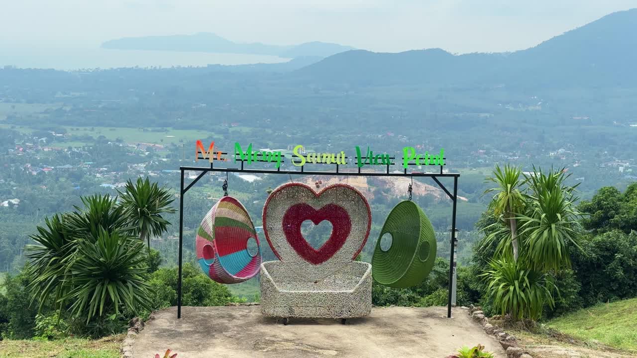 Scenic viewpoint in Koh Samui, Thailand Mr. Mong View Point Southeast Asia