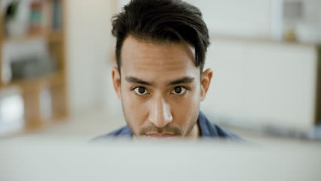 man working on computer