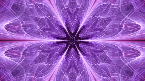 Purple-pulsing-star-event-horizon-with-light-rays-and-energy-waves-at-the-boundary-of-the-fractal-center-black-hole---seamless-looping