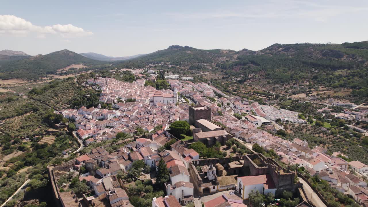Villaggio di Castelo de Vide in Portogallo