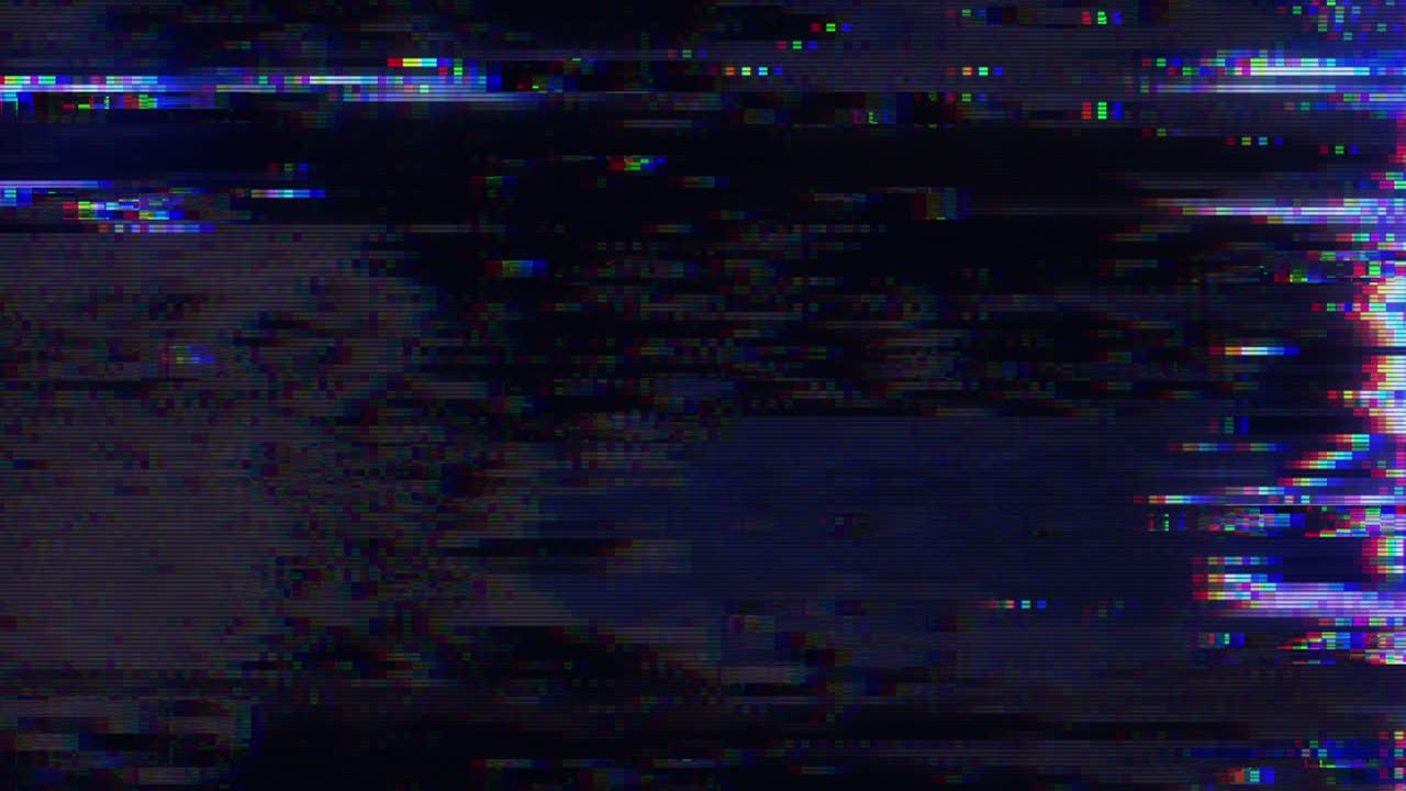 Unique Design Abstract Digital Animation Pixel Noise Glitch Error Video Damage