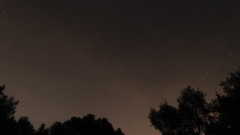 The-beauty-of-night-sky,-zoom-out-time-lapse-view