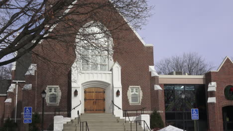 Exterior-day-small-church-in-winter-with-snow