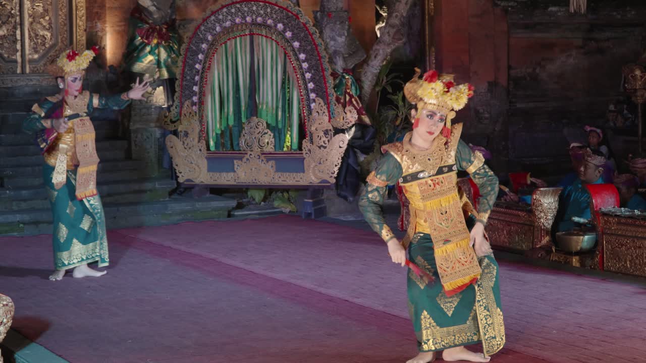 Legong Traditional Balinese Dance at Ubud Palace, Bali