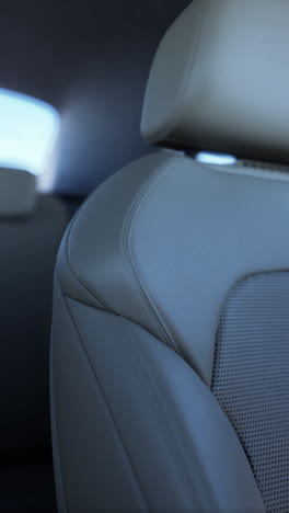 detail of new modern car interior