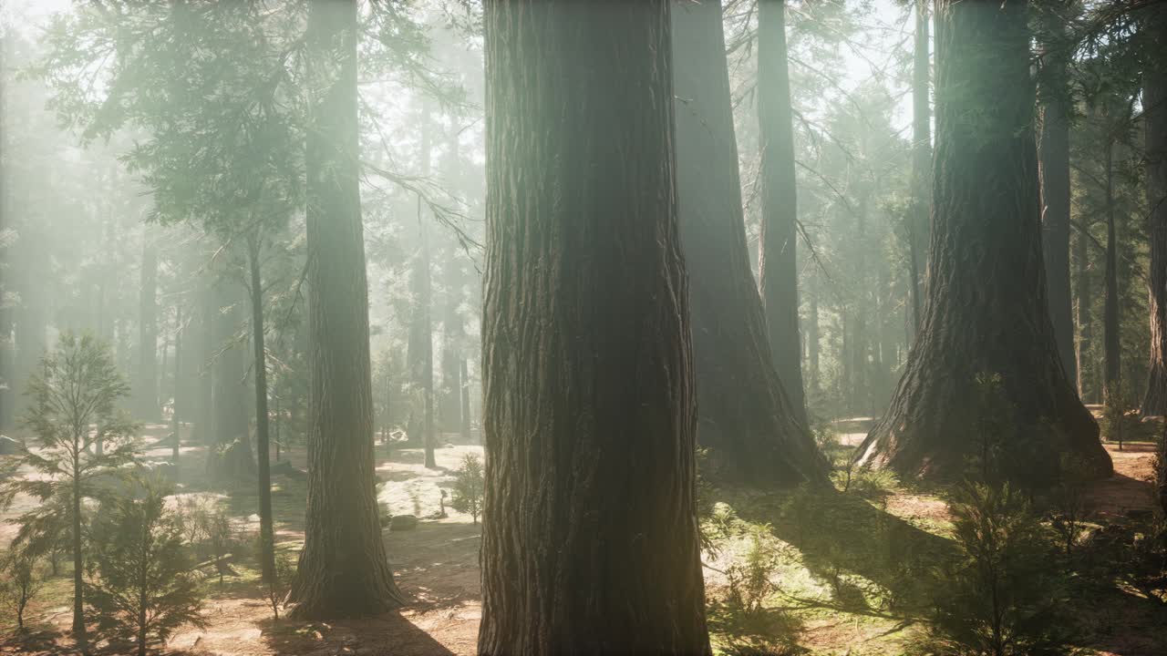 세코이아 국립 공원 에서 해가 뜨는 것