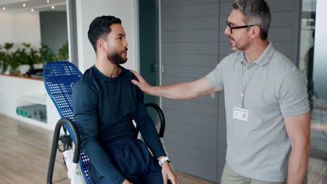 Inversion,-therapy-and-man-on-table-with-back