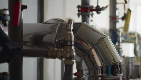 Metal-ventilation-pipe-for-air-regulation-in-plumbing-system