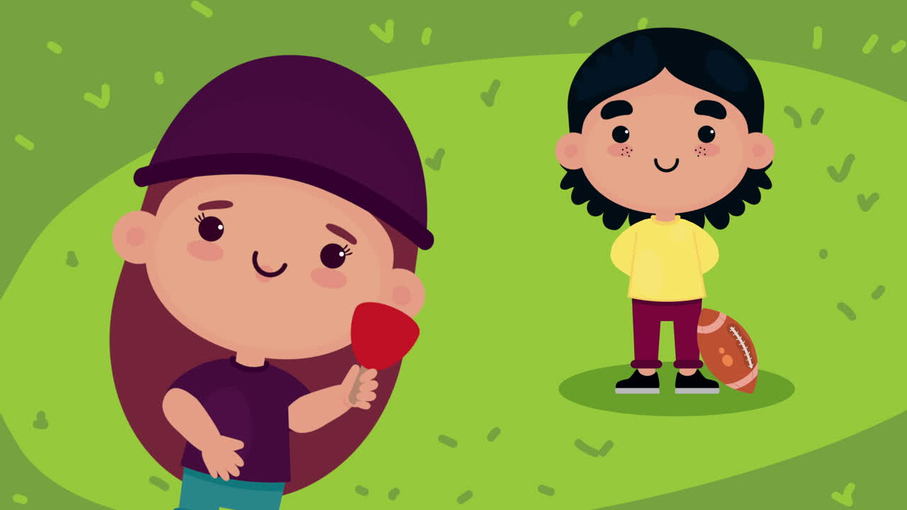 niños lindos jugando