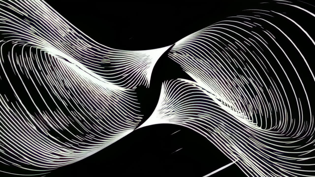 Abstract Black and White Design