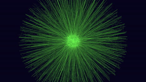 Kreisförmiger-Grüner-Blitz-Auf-Dunkelblauem-Hintergrund