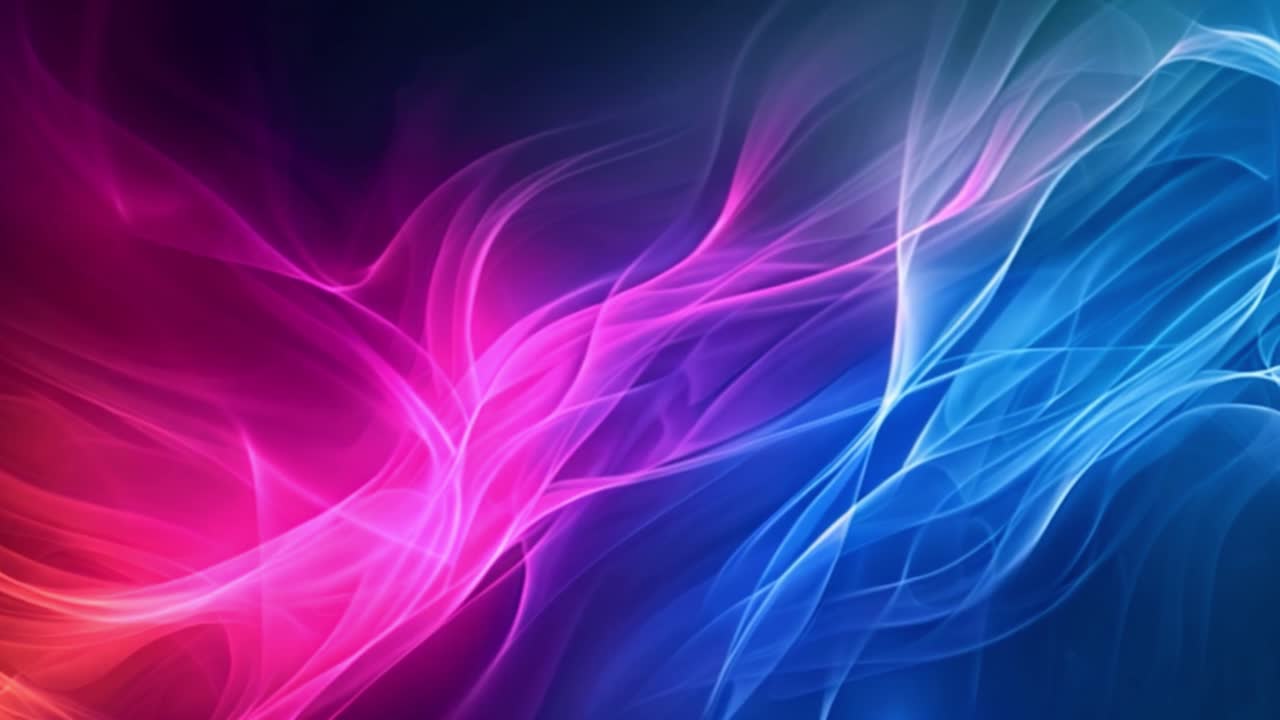 Vibrant Abstract Light Waves Background