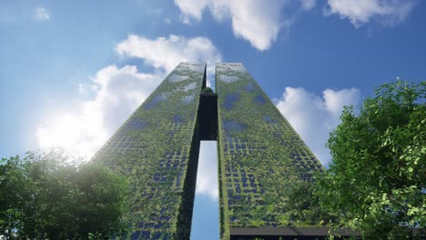 sustainable vertical garden skyscraper