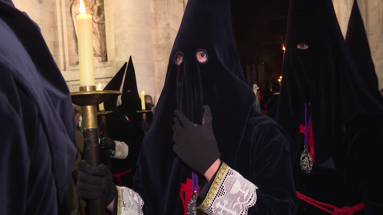 Religious Procession in a Church