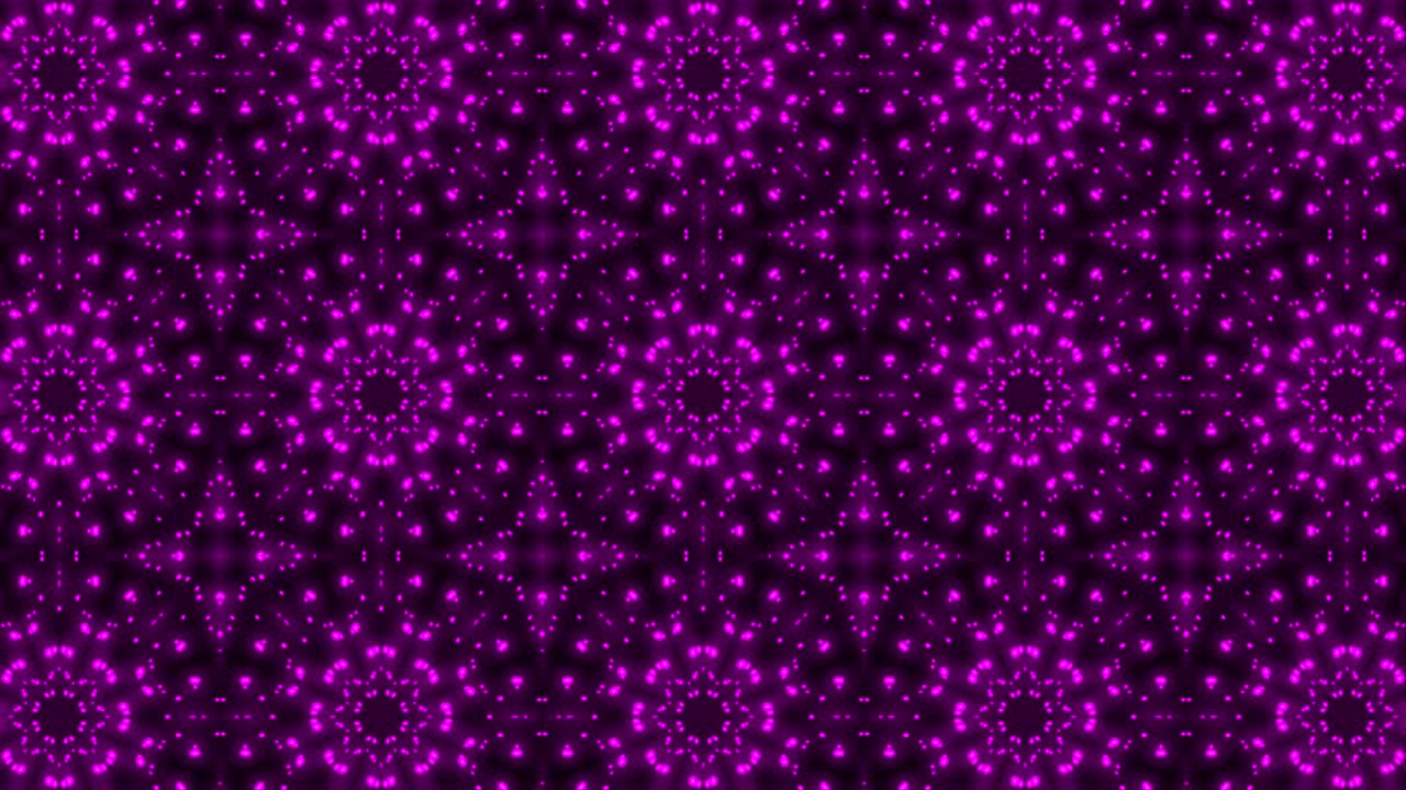 Particle light emitting kaleidoscope animation motion graphics