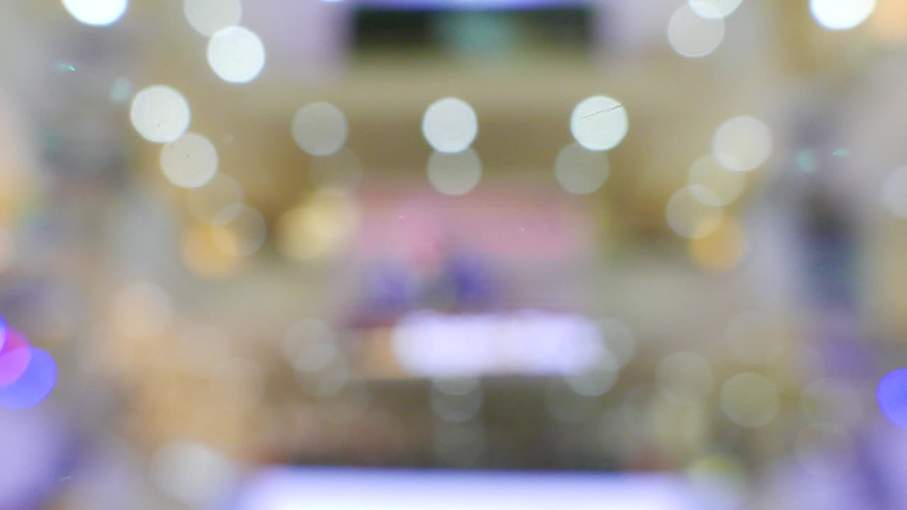 불빛 보케 서클