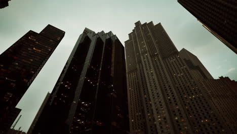 towering symphony of urban skyscrapers dominating the cityscape