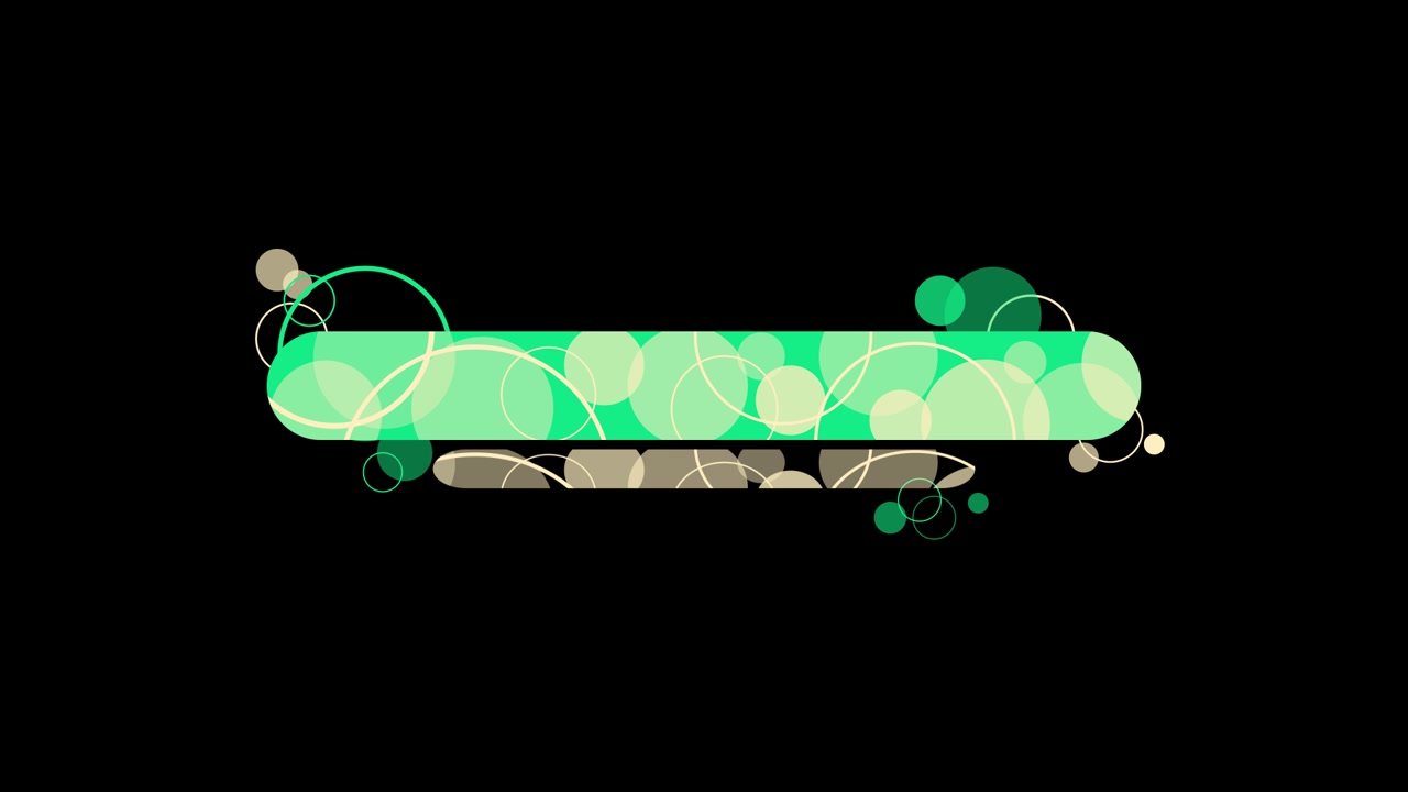 Modern Green and Beige Lower Third Motion Graphic Animation