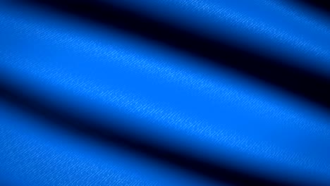 blue flag waving textile textured background. seamless loop animation. full screen. slow motion. 4k video