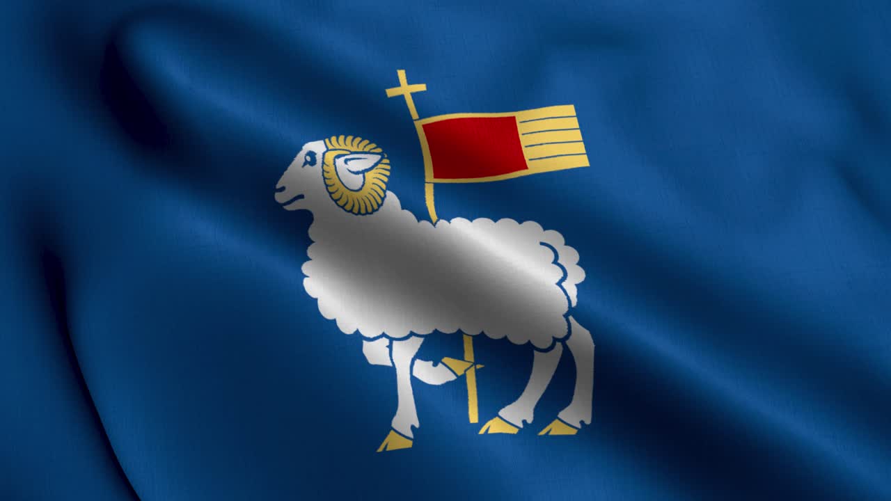 bandera del condado sueco de gotland