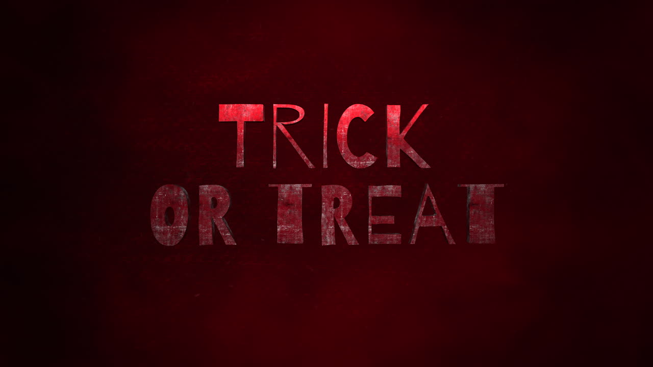 truco o trato en textura rojo oscuro con sangre