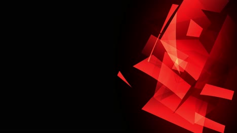 Geometric-animation-of-red-cubes-overlapping-each-other-in-a-loop