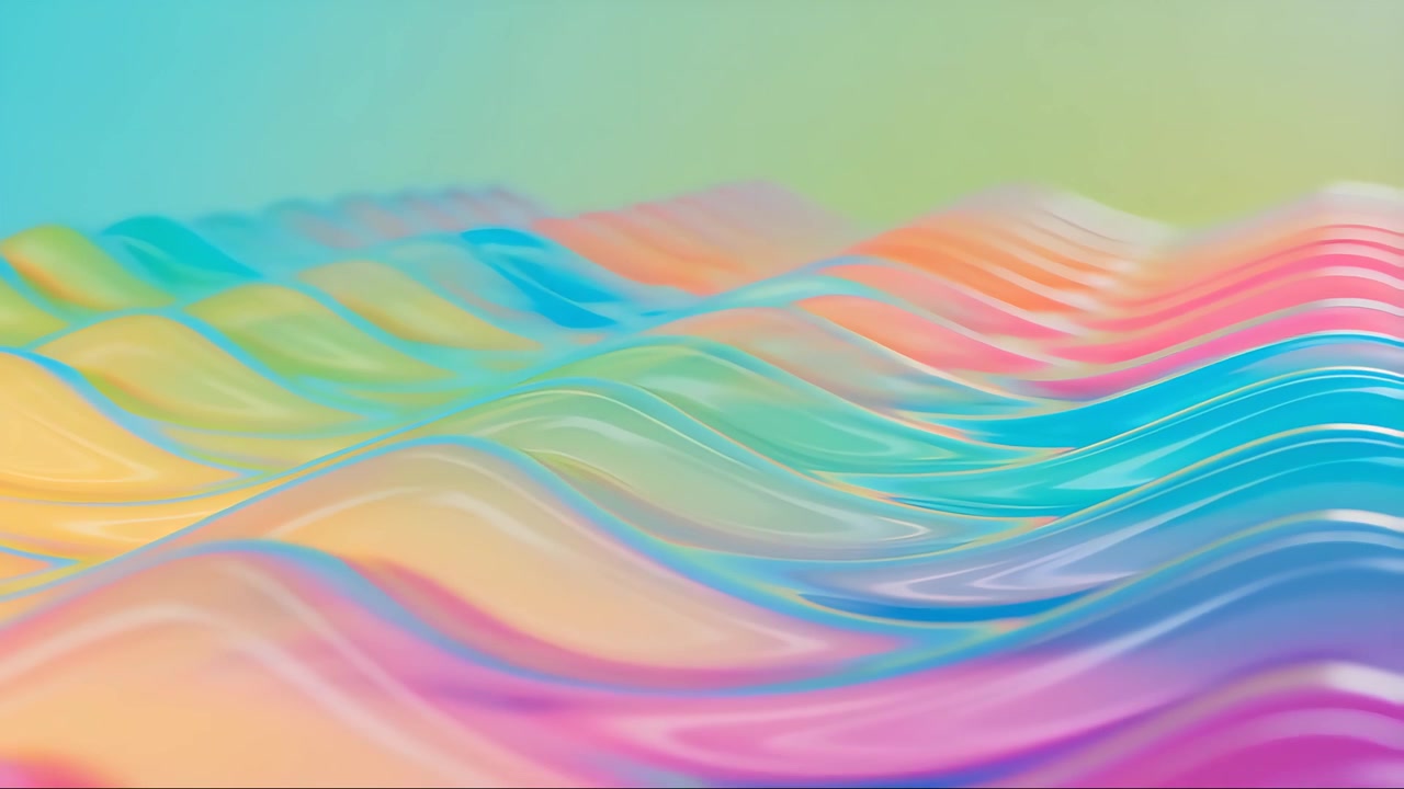 Abstract Fluid Motion Background 4K
