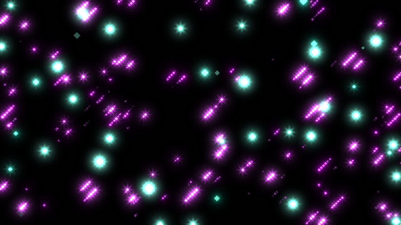 Motivo a punti digitali arcobaleno sullo schermo del computer