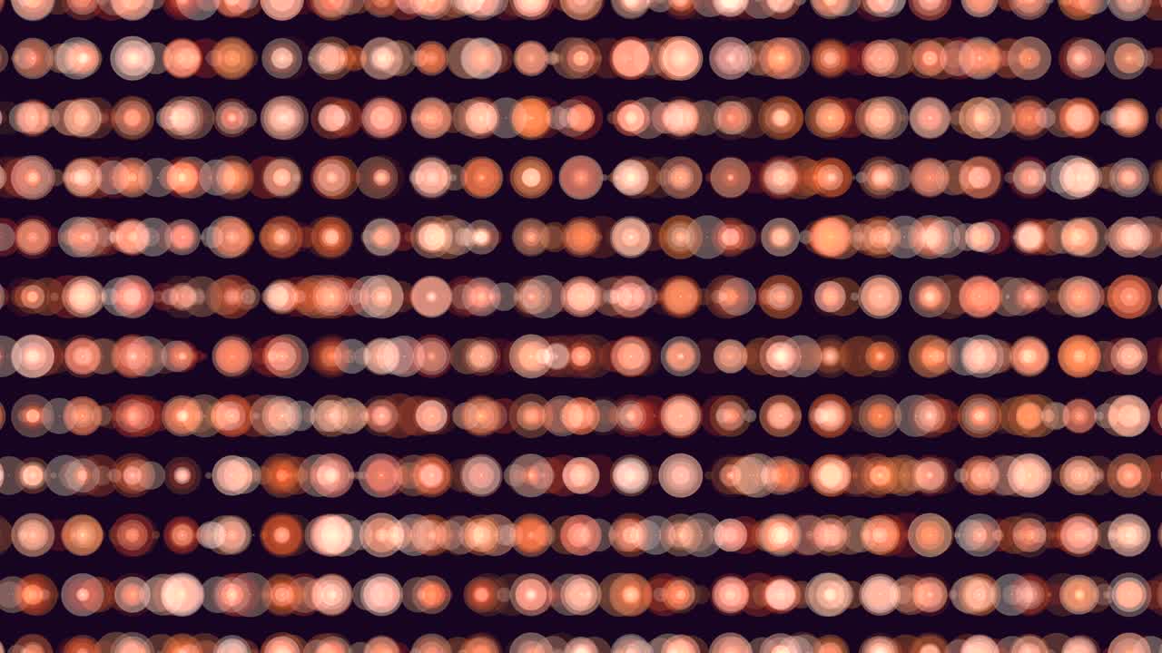 Motion green futuristic dots pattern in rows