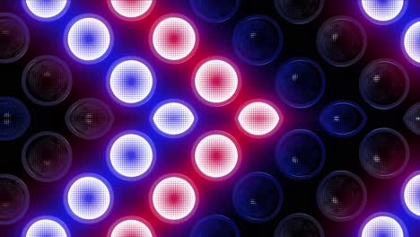 abstract neon circle pattern