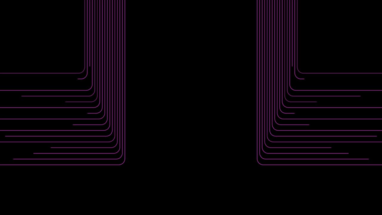 Dark violet minimal lines abstract futuristic tech motion background