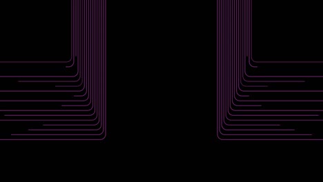 líneas mínimas de color violeta oscuro fondo de movimiento tecnológico futurista abstracto