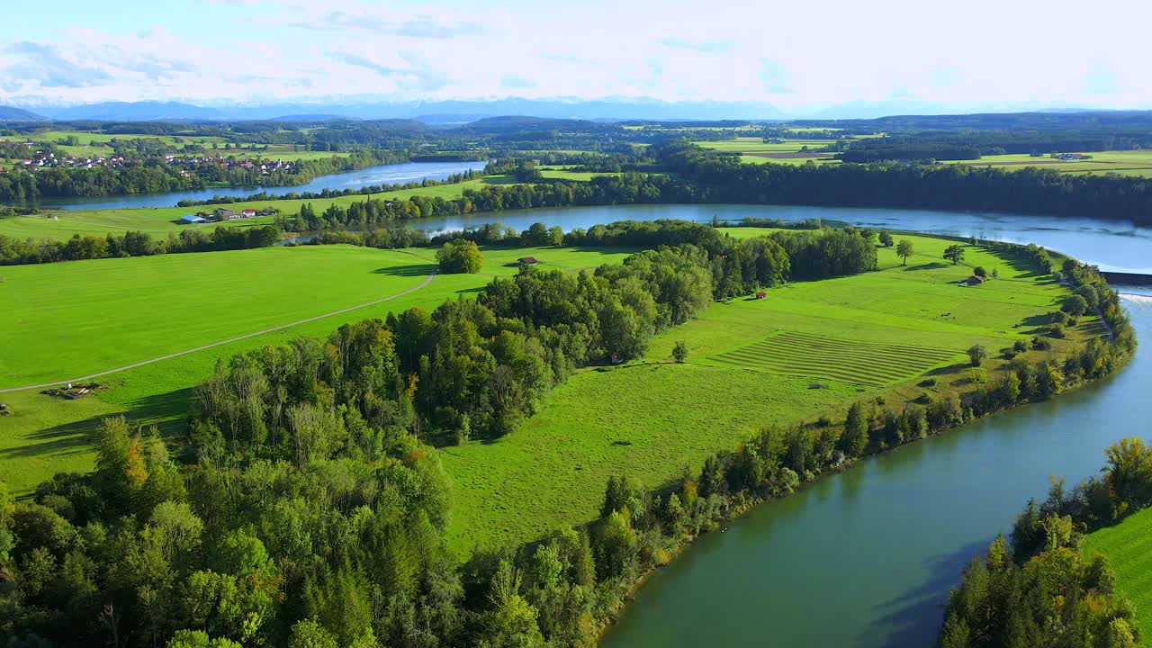 독일의 바이에른 주 에프파흐 근처에 있는 레흐 강의