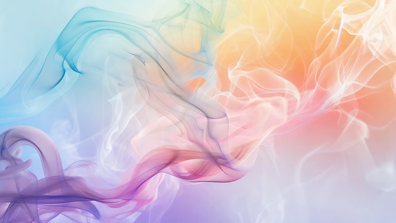 Abstract Colorful Smoke Patterns