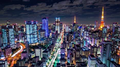 tokyo cityscape at night