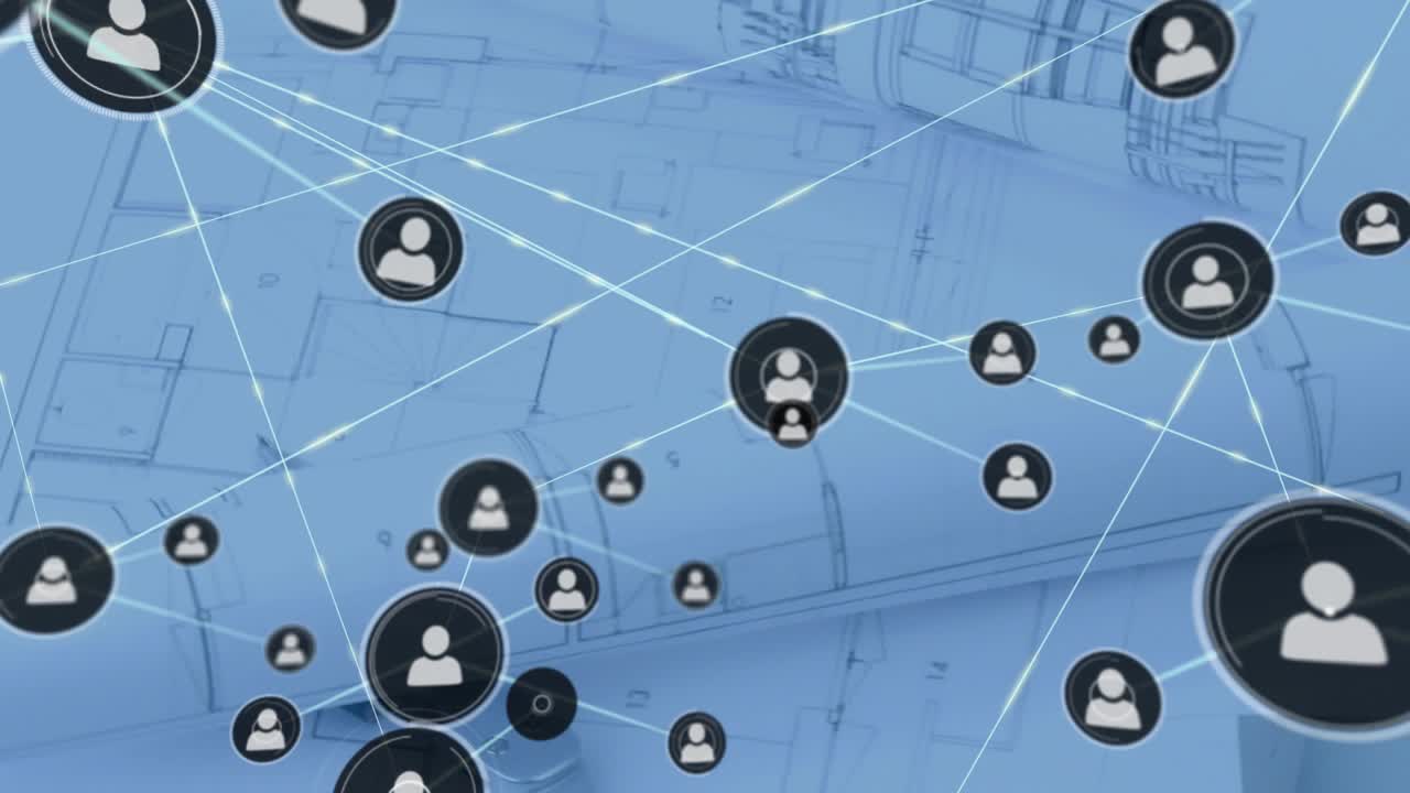 Nodo con icona utente che appare su un progetto di fusoliera, avviando la ramificazione della rete e mostrando il flusso di dati